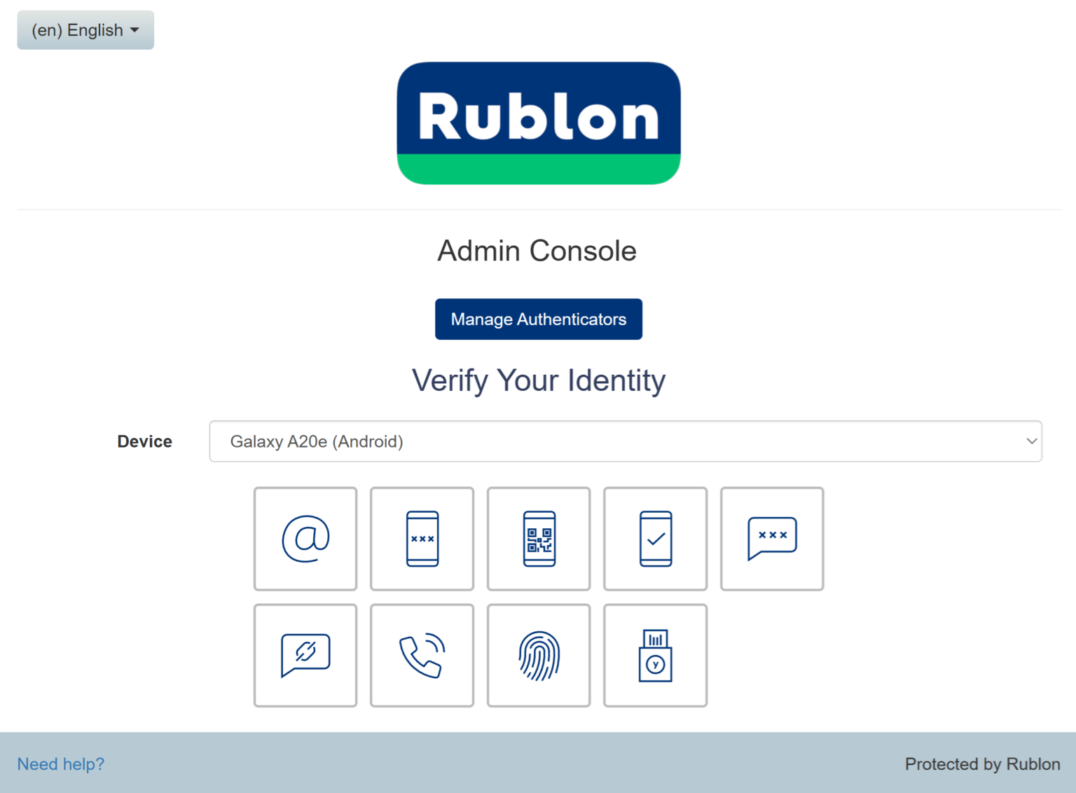 Manage your Rublon organization using Rublon Admin Console - Rublon