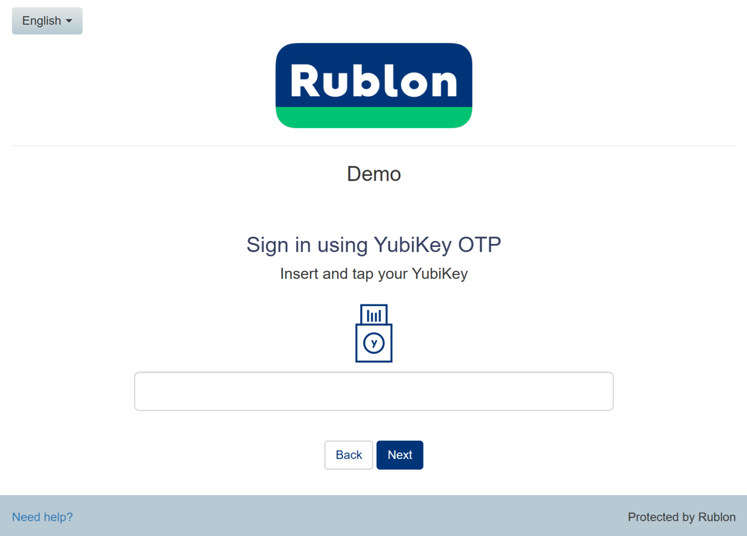 How to add a YubiKey OTP Security Key? - Rublon User Guide