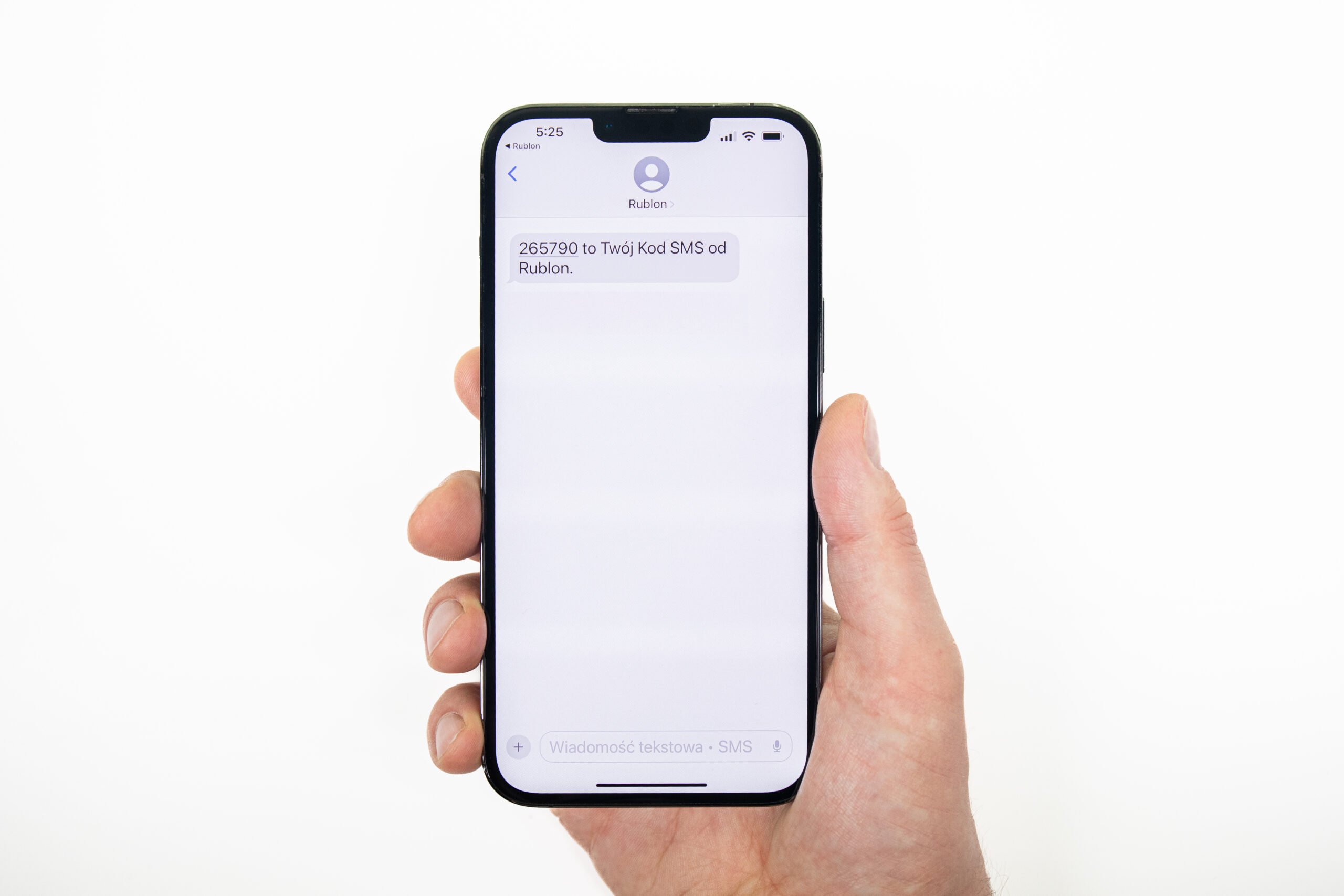 Użytkownik otrzymuje Kod SMS