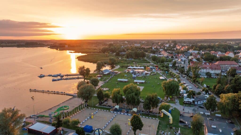 Panorama of the city of Zbaszyn
