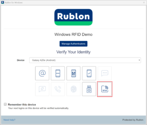 MFA for Windows Logon & RDP With RFID Cards - Rublon