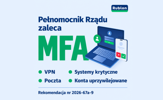 Pełnomocnik Rządu zaleca MFA dla VPN, poczty i kont uprzywilejowanych